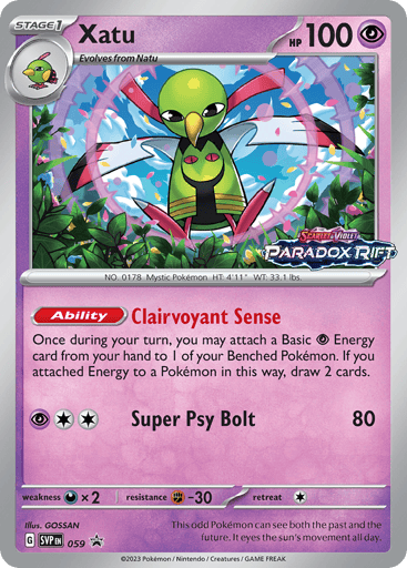 Xatu — Scarlet & Violet Black Star Promos #59
