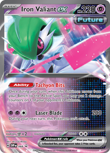 Iron Valiant ex — Scarlet & Violet Black Star Promos #68