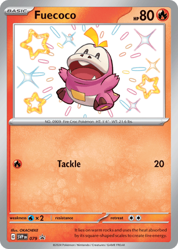 Fuecoco — Scarlet & Violet Black Star Promos #79