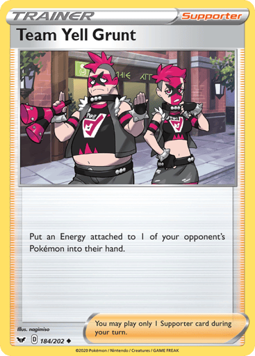 Team Yell Grunt — Sword & Shield #184