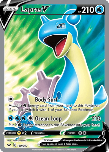 Lapras V — Sword & Shield #189