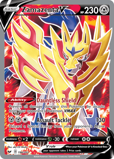 Zamazenta V — Sword & Shield #196
