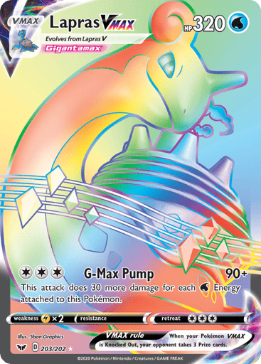 Lapras VMAX — Sword & Shield #203