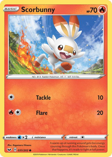 Scorbunny — Sword & Shield #31