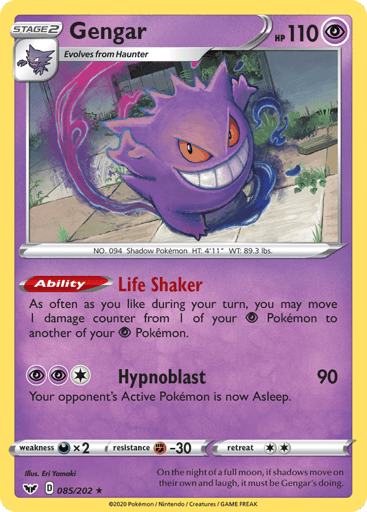 Gengar — Sword & Shield #85