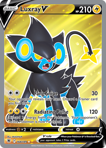 Luxray V — Astral Radiance #168