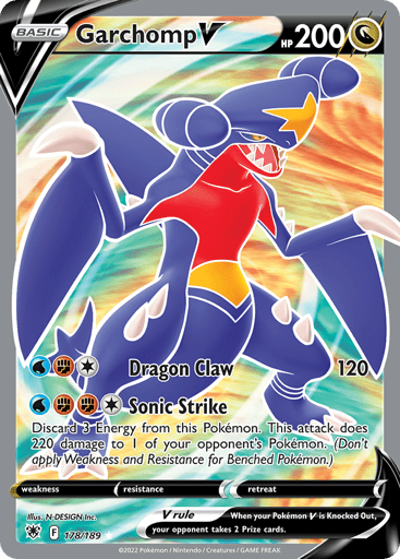 Garchomp V — Astral Radiance #178