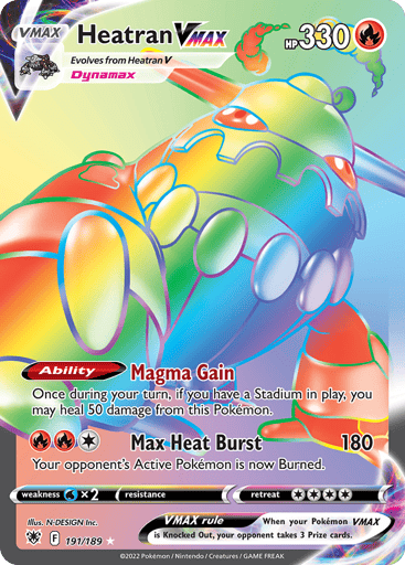 Heatran VMAX — Astral Radiance #191