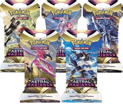 Astral Radiance Sleeved Booster Pack Art Bundle (Set of 5)