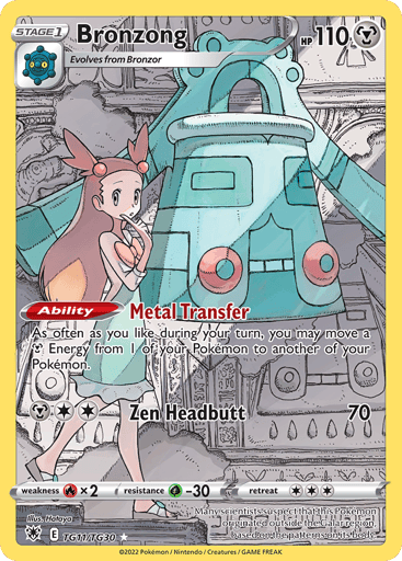 Bronzong — Astral Radiance Trainer Gallery #TG11