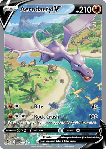 Aerodactyl V — Lost Origin #180