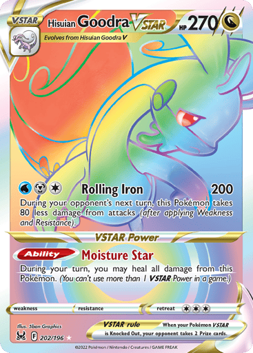 Hisuian Goodra VSTAR — Lost Origin #202