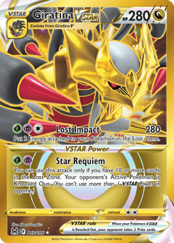 Gold Pokémon Cards — Giratina VSTAR