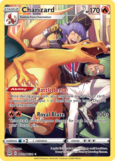 Charizard — Lost Origin Trainer Gallery #TG03