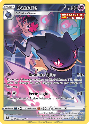 Banette — Lost Origin Trainer Gallery #TG07