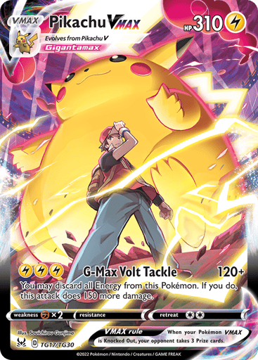 Pikachu VMAX — Lost Origin Trainer Gallery #TG17