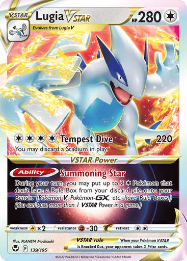Lugia VSTAR — Silver Tempest #139