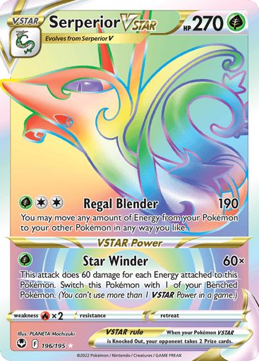 Serperior VSTAR — Silver Tempest #196