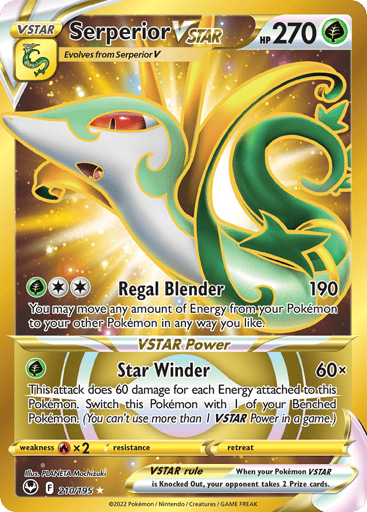 Serperior VSTAR — Silver Tempest #210