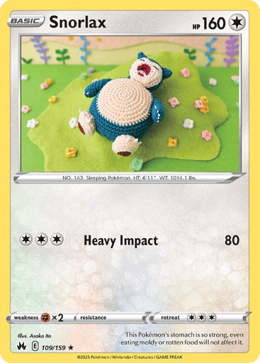 Snorlax — Crown Zenith #109