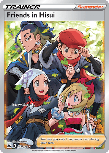 Friends in Hisui — Crown Zenith #148