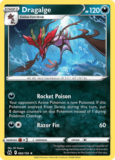 Dragalge — Crown Zenith #82