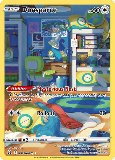 Dunsparce — Crown Zenith Galarian Gallery #GG23