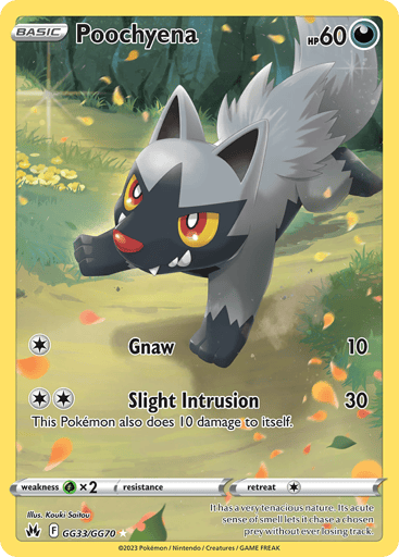 Poochyena — Crown Zenith Galarian Gallery #GG33