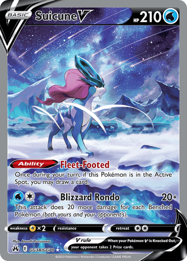 Suicune V — Crown Zenith Galarian Gallery #GG38