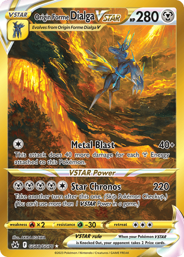 Origin Forme Dialga VSTAR — Crown Zenith Galarian Gallery #GG68