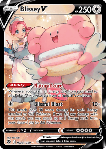Blissey V — Silver Tempest Trainer Gallery #TG22
