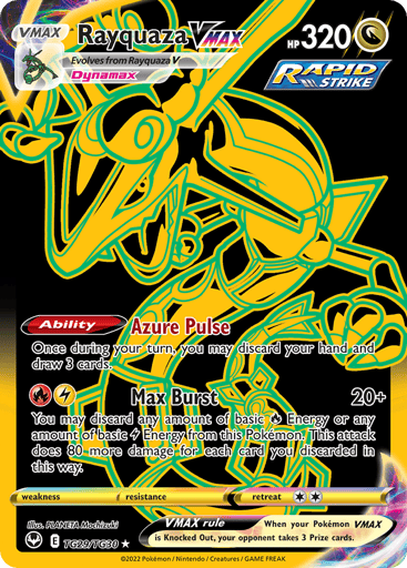 Rayquaza VMAX — Silver Tempest Trainer Gallery #TG29