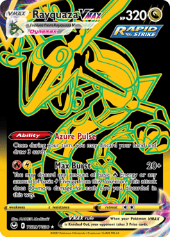 Gold Pokémon Cards — Rayquaza VMAX