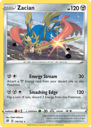 Zacian — Rebel Clash #139