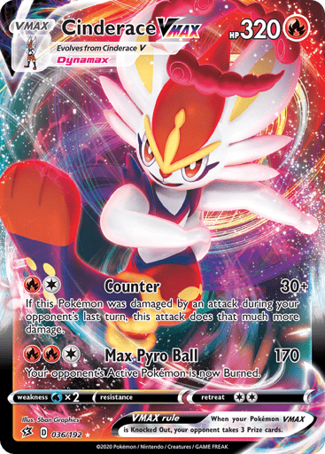 Cinderace VMAX — Rebel Clash #36
