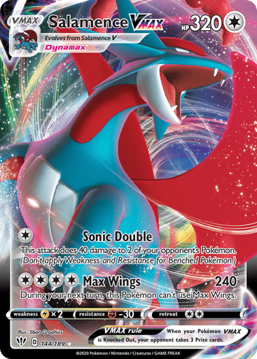 Salamence VMAX — Darkness Ablaze #144