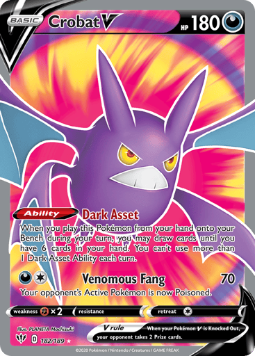 Crobat V — Darkness Ablaze #182