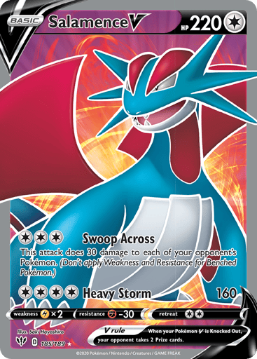 Salamence V — Darkness Ablaze #185
