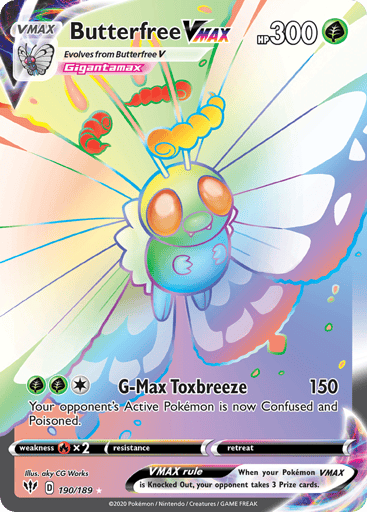 Butterfree VMAX — Darkness Ablaze #190