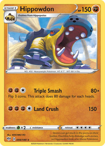 Hippowdon — Darkness Ablaze #94