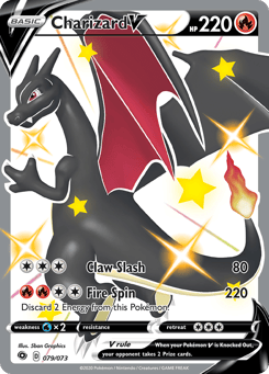 Gold Pokémon Cards — Charizard V