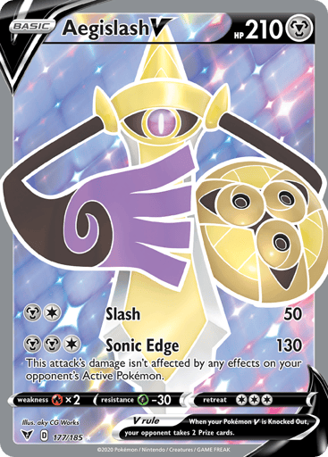 Aegislash V — Vivid Voltage #177
