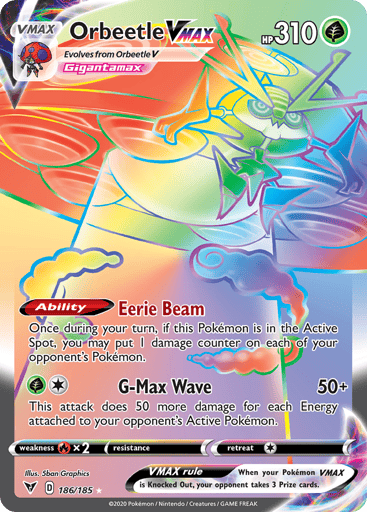 Orbeetle VMAX — Vivid Voltage #186