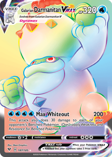 Galarian Darmanitan VMAX — Vivid Voltage #187