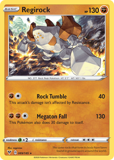 Regirock — Vivid Voltage #89
