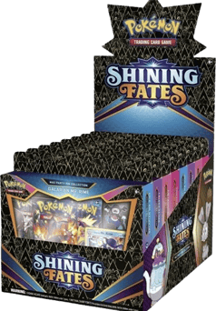 Shining Fates Mad Party Pin Collection Display