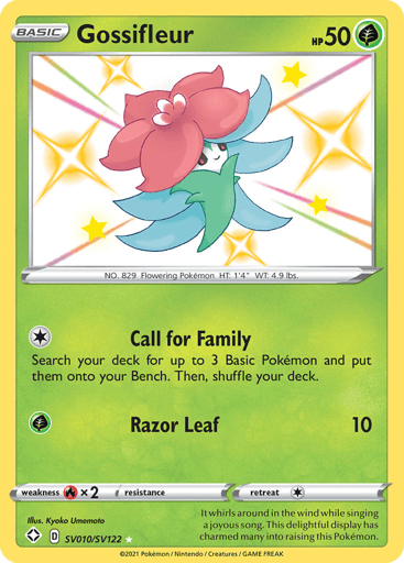 Gossifleur — Shining Fates Shiny Vault #SV010