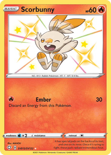Scorbunny — Shining Fates Shiny Vault #SV015