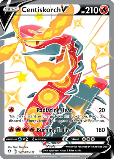 Centiskorch V — Shining Fates Shiny Vault #SV108