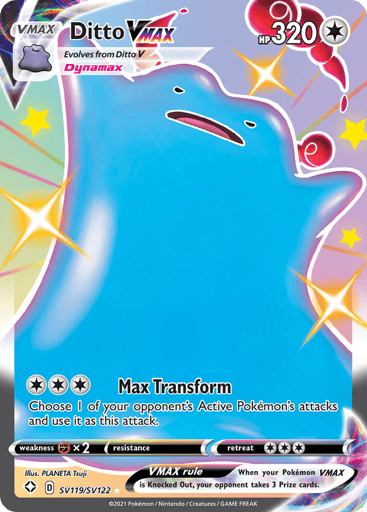 Ditto VMAX — Shining Fates Shiny Vault #SV119